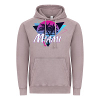 Vintage Zinc miami beach souvenir vintage 80s Vintage Hoodie - linhVisuals