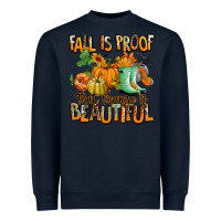Navy Fall is proof that change is beautiful Heavyweight Sweatshirt - RanaPortraitStore