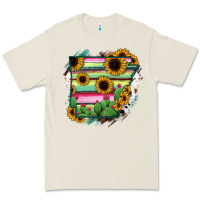 Bone Arkansas Map Sunflower Cactus Serape Premium Tee - RanaPortraitStore