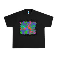 Black halloween neon leopard background Urban Heavy Tee - BundleAndBundleShop