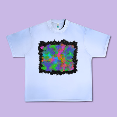 Halloween Neon Leopard Background Urban Heavy Tee Designed By Bundleandbundleshop