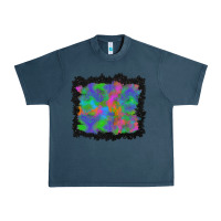Midnight Navy halloween neon leopard background Urban Heavy Tee - BundleAndBundleShop