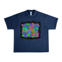 Navy halloween neon leopard background Urban Heavy Tee - BundleAndBundleShop