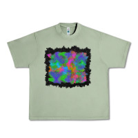 Oil Green halloween neon leopard background Urban Heavy Tee - BundleAndBundleShop