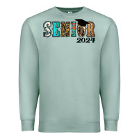 Seafoam western senior 2024 Premium Sweatshirt - RanaPortraitStore