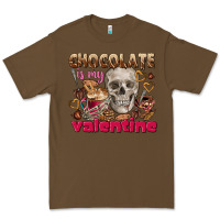 Cacao Skull chocolate is my Valentine Premium Tee - FaDigitalArtStudio