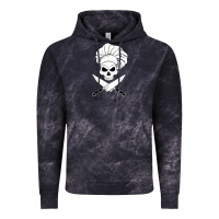 Cloud Black chef skull and crossbones knives halloween Vintage Hoodie - linhVisuals