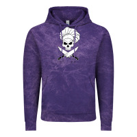 Cloud Purple chef skull and crossbones knives halloween Vintage Hoodie - linhVisuals