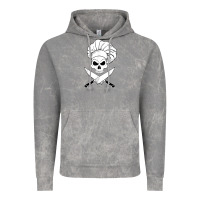 Cloud Rock chef skull and crossbones knives halloween Vintage Hoodie - linhVisuals