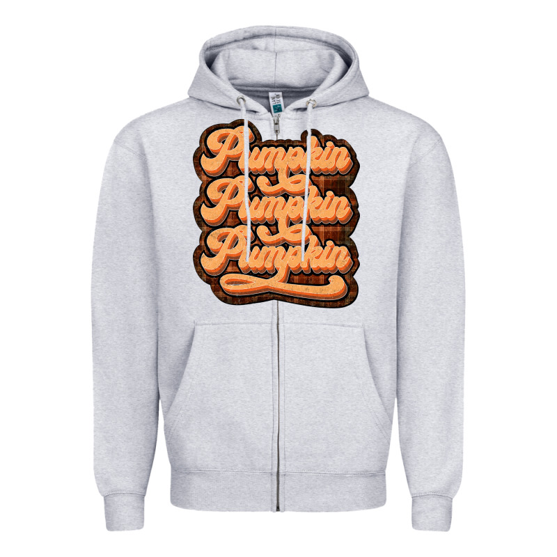 Pumpkin Pumpkin Pumpkin Zipper Hoodie by JahusDesignShop | Teevron