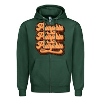 Sports Green pumpkin pumpkin pumpkin Zipper Hoodie - JahusDesignShop