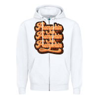 White pumpkin pumpkin pumpkin Zipper Hoodie - JahusDesignShop