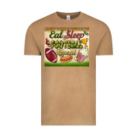 Vintage Camel eat sleep football repeat tumbler Vintage Tee - BundleAndBundleShop