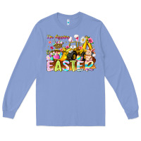 Colony Blue Im Digging Easter Long Sleeve Tee - CowhideDigitalArt
