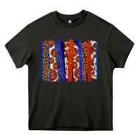 Asphalt Basketball brushstroke Heavy Core Tee - HowdyJamesFarm