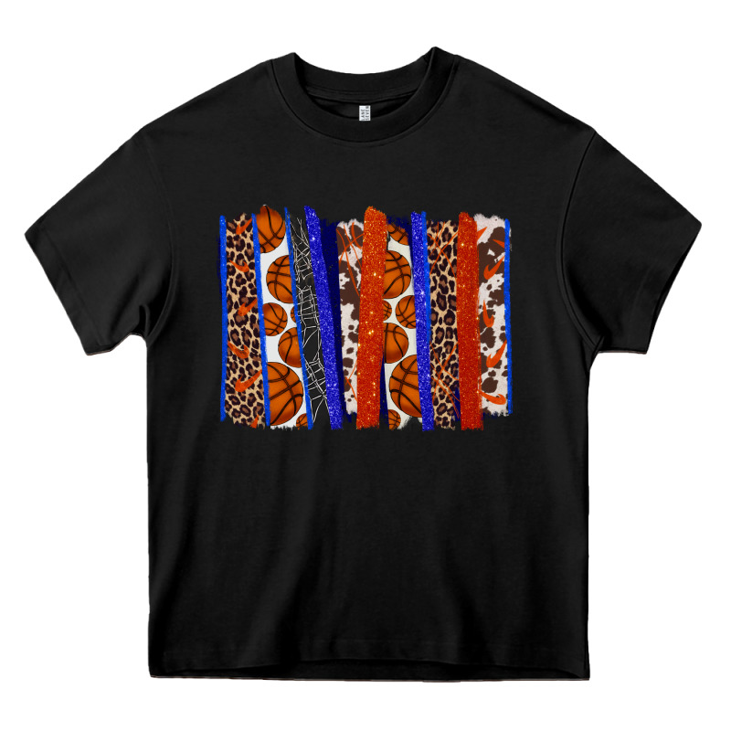 Basketball Brushstroke Heavy Core Tee by HowdyJamesFarm | Teevron
