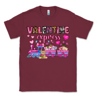 Burgundy valentine express olivia Classic Tee - OliviaCreatesArt