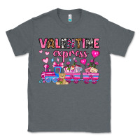 Charcoal Heather valentine express olivia Classic Tee - OliviaCreatesArt