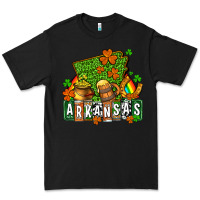 Black St. Patrick's Arkansas Premium Tee - OliviaCreatesArt