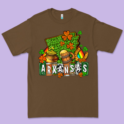 St. Patrick's Arkansas Premium Tee Designed By Oliviacreatesart