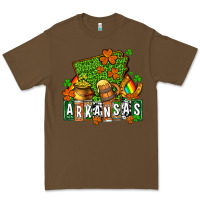 Cacao St. Patrick's Arkansas Premium Tee - OliviaCreatesArt