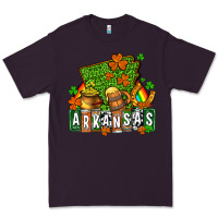 Plum St. Patrick's Arkansas Premium Tee - OliviaCreatesArt