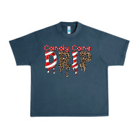 Midnight Navy candy cane drip Urban Heavy Tee - FaDigitalArtStudio