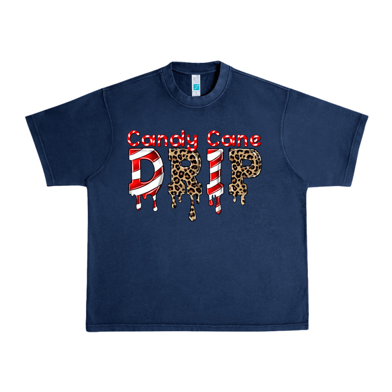 Candy Cane Drip Urban Heavy Tee by FaDigitalArtStudio | Teevron