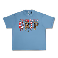 Pebble Blue candy cane drip Urban Heavy Tee - FaDigitalArtStudio