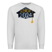 Dove Grey senior 2024 graduation Premium Sweatshirt - RanaPortraitStore