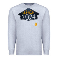 Heather Grey senior 2024 graduation Premium Sweatshirt - RanaPortraitStore