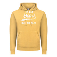 Vintage Mustard im the oldest i make the rules siblings family Vintage Hoodie - linhVisuals