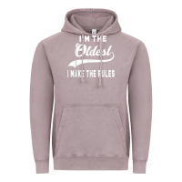 Vintage Zinc im the oldest i make the rules siblings family Vintage Hoodie - linhVisuals