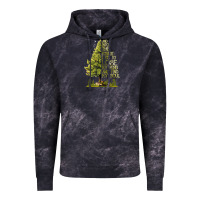 Cloud Black into the forest hiking tree Vintage Hoodie - linhVisuals