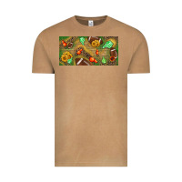 Vintage Camel western sunflower and american football license  plate Vintage Tee - BundleAndBundleShop