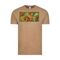Western Sunflower And American Football License  Plate Vintage Tee | Teevron