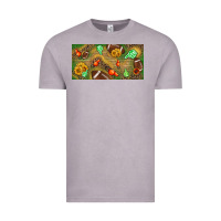 Vintage Zinc western sunflower and american football license  plate Vintage Tee - BundleAndBundleShop