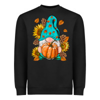 Black Fall Gnome Heavyweight Sweatshirt - RanaPortraitStore