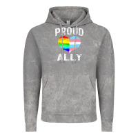 Cloud Rock proud ally lgbt rainbow heart gay pride month Vintage Hoodie - linhVisuals