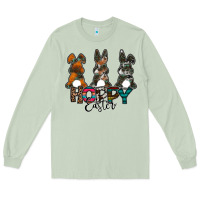 Matcha Hoppy Easter Long Sleeve Tee - CowhideDigitalArt