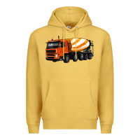 Antique Gold cement truck Premium Hoodie - Artiststas