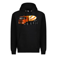 Black cement truck Premium Hoodie - Artiststas