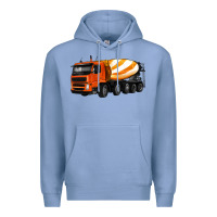 Colony Blue cement truck Premium Hoodie - Artiststas