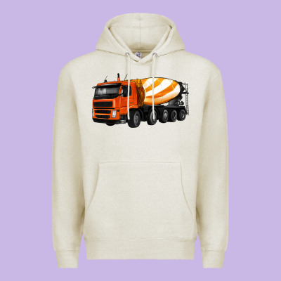Cement Truck Premium Hoodie Designed By Artiststas