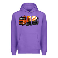 Purple cement truck Premium Hoodie - Artiststas