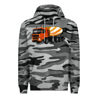 Slate Camo cement truck Premium Hoodie - Artiststas