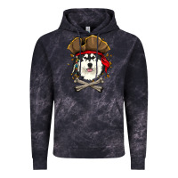 Cloud Black alaskan malamute pirate dog halloween Vintage Hoodie - linhVisuals