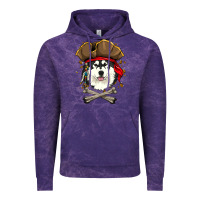 Cloud Purple alaskan malamute pirate dog halloween Vintage Hoodie - linhVisuals