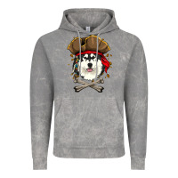 Cloud Rock alaskan malamute pirate dog halloween Vintage Hoodie - linhVisuals