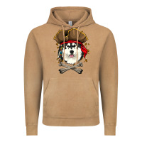 Vintage Camel alaskan malamute pirate dog halloween Vintage Hoodie - linhVisuals